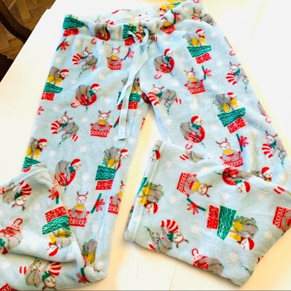 Daydreamer Intimates & Sleepwear Daydream Blue Fuzzy Pajama Pants W